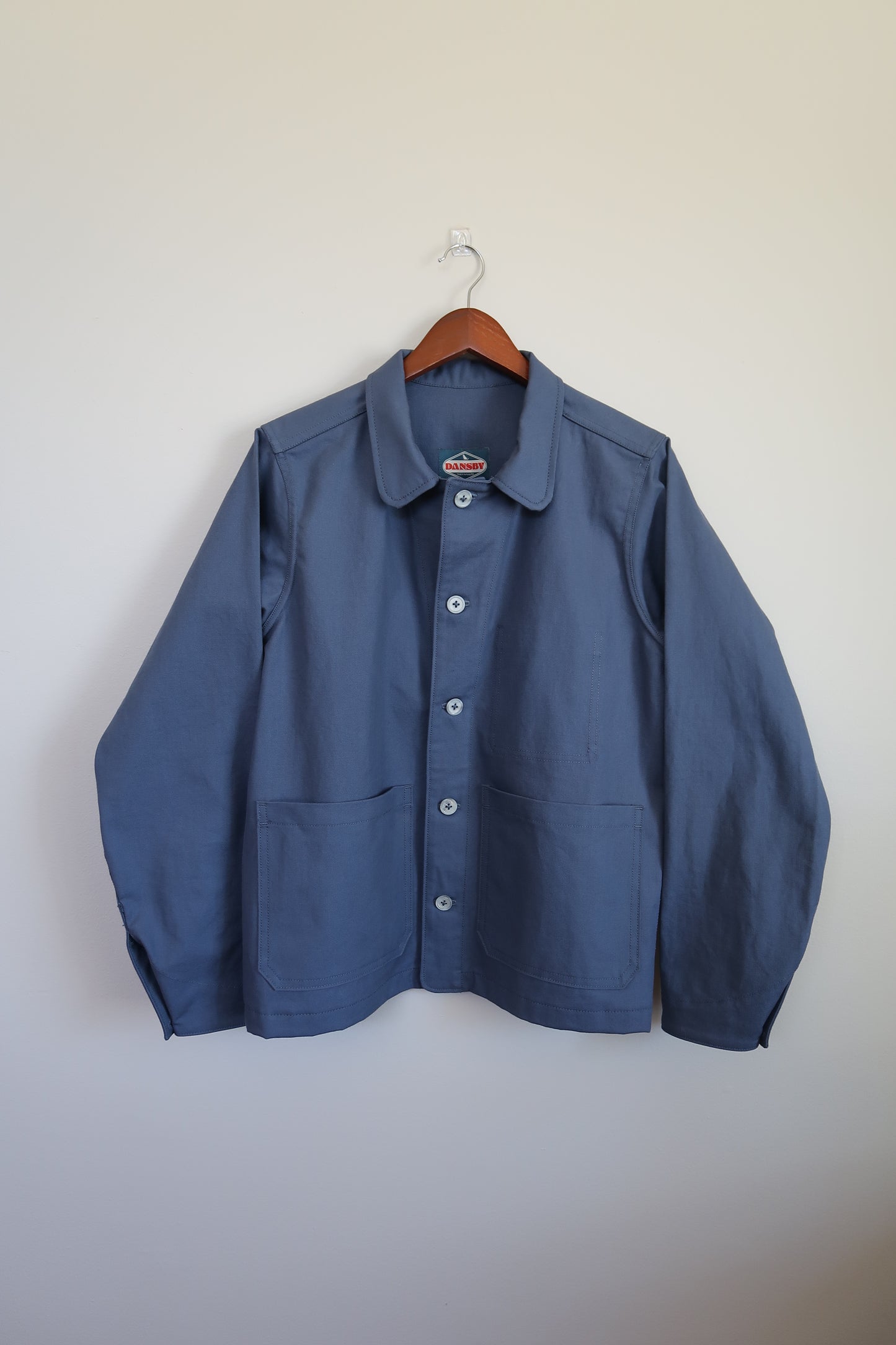 The Cashier Coat - Cornflower Slate (10oz 100% Cotton Twill)