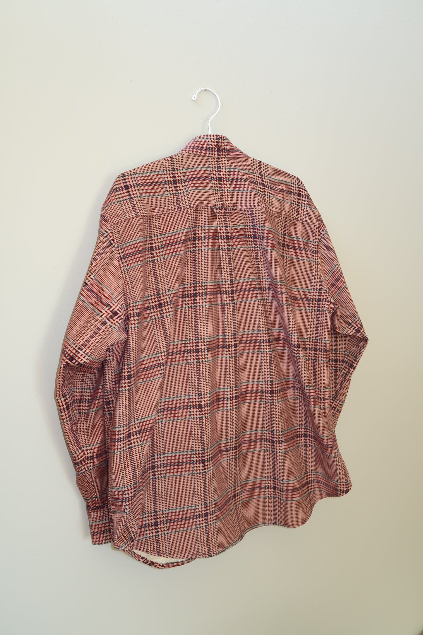 The Button Down in Red Multi Glen Plaid | Size M