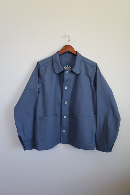 The Cashier Coat - Cornflower Slate (10oz 100% Cotton Twill)