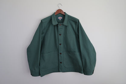 The Cashier Coat - Dusty Emerald (12oz 100% Cotton Canvas)