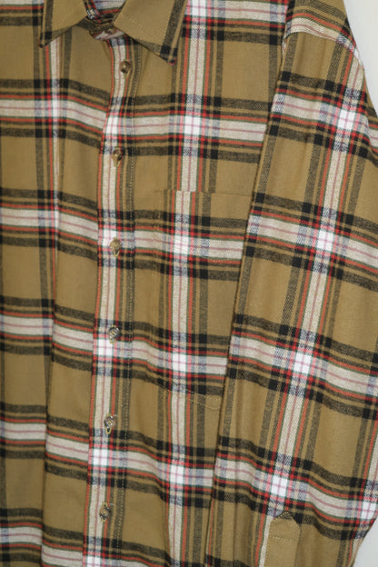 The Flannel in Olive Plaid | Size M