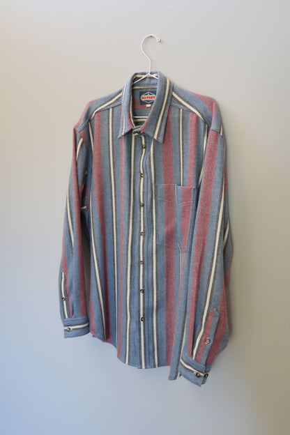 The Flannel in Multi Stripe | Size L