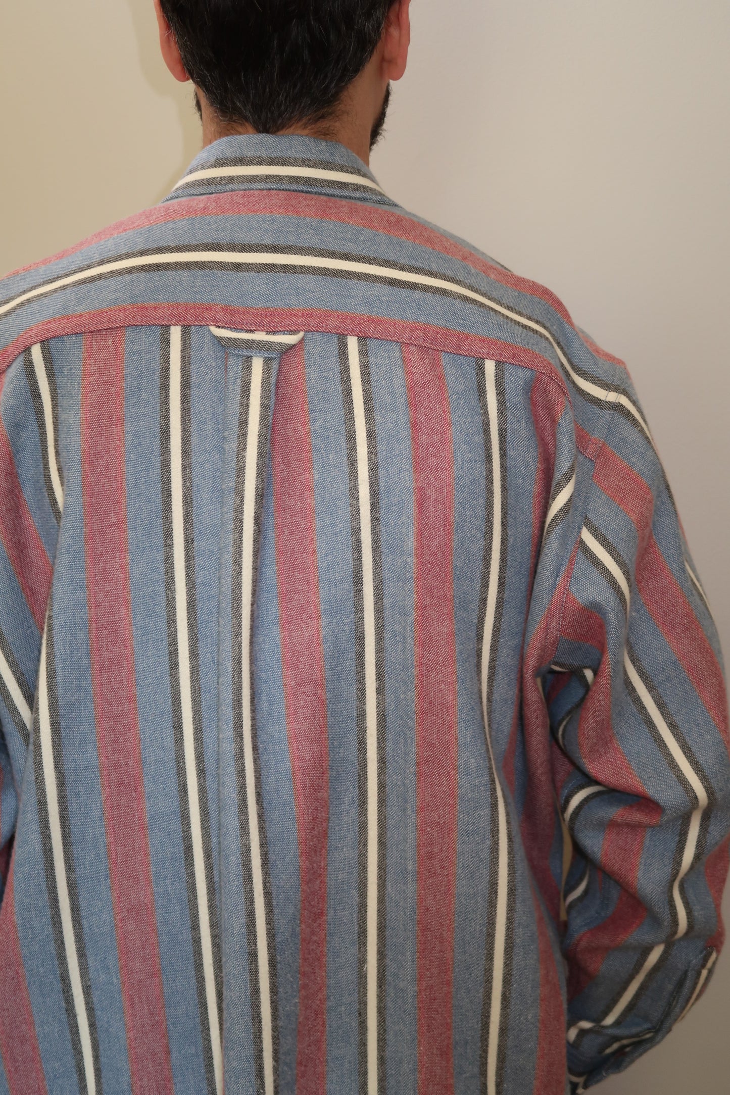 The Flannel in Multi Stripe | Size L