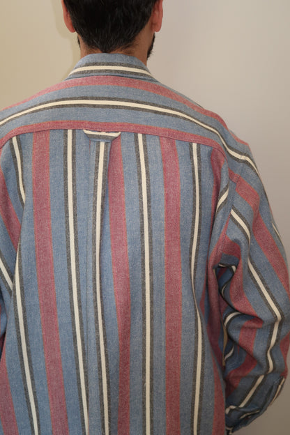 The Flannel in Multi Stripe | Size L