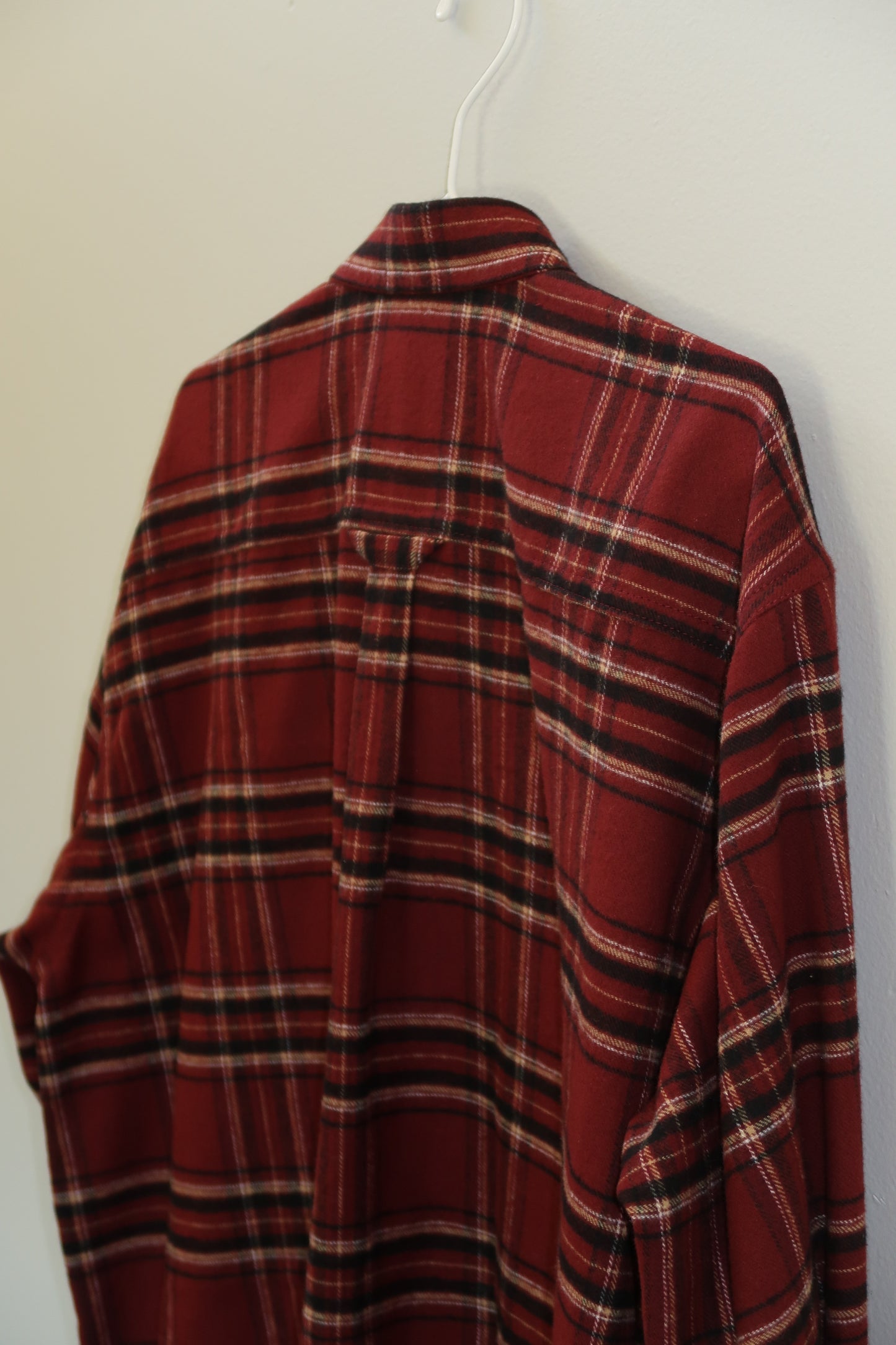 The Flannel in Maroon Plaid | Size L