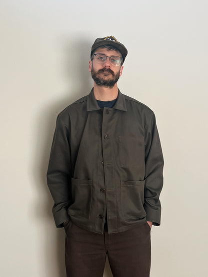 The Cashier Coat, Olive Drab